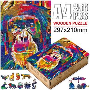 PUZZLE Puzzle en bois de cheval et rhinocéros pour adulte