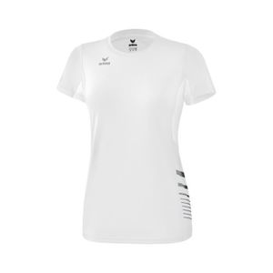 MAILLOT DE RUNNING T-Shirt Running Femme Erima Race Line 2.0 - Blanc - Manches Courtes - Respirant