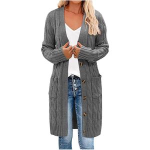 MANTEAU - CABAN OS manteau femme Chemisier à manches longues et à rayures à patchwork Dark Gray