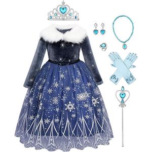 DÉGUISEMENT - PANOPLIE Petites Filles Princesse Elsa Anna Costumes Reine 