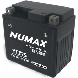 BATTERIE VÉHICULE Batterie moto Numax Premium AGM YTZ7S 12V 6Ah 130A