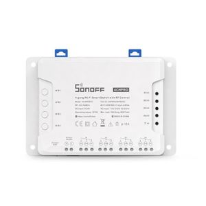 INTERRUPTEUR Sonoff 4CHPROR3 Module d'interrupteur intelligent 