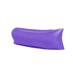CANAPE GONFLABLE - FAUTEUIL GONFLABLE Purple Sac de couchage gonflable et pliable pour C