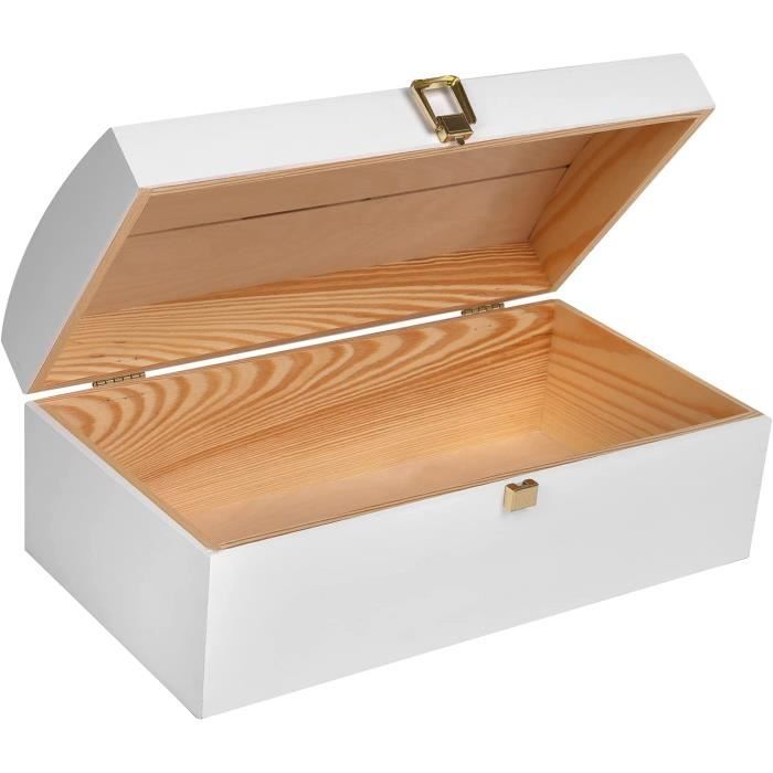 Boîte de rangement enfant en bois DICE avec chiffres conçue comme un Dé -  Un - Blanc, Livraison Rapide