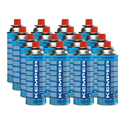KEMPER - Pack de 6 cartouche gaz 450g butane propane mix Bouteille de gaz à valve 7/16 Bonbonne camping EN 417 KEMPER - Pack de 6 cartouche gaz 450g butane propane mix Bouteille de gaz à valve 7/16 Bonbonne camping EN 417