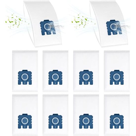 Lot De 5 Sacs Aspirateur Compatibles Miele Classic C1 C2 C3 S2000 S5000 S8000 - Hoover Telios