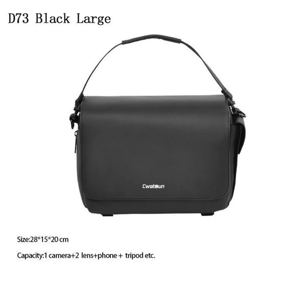 Sac Bandoulière Appareil Photo URH 8L Dolomite - Imperméable, Recyclé - Pour Reflex, Objectifs, Quotidien