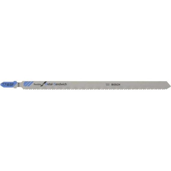 Bosch Professional Lot De 3 Lames De Scie Sauteuse T 121 BF - Pour Métal (Tôles 2,5-6 Mm)