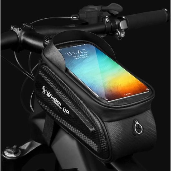 Sacoche de Cadre vélo étanche écran Tactile Bicyclette Guidon Avant