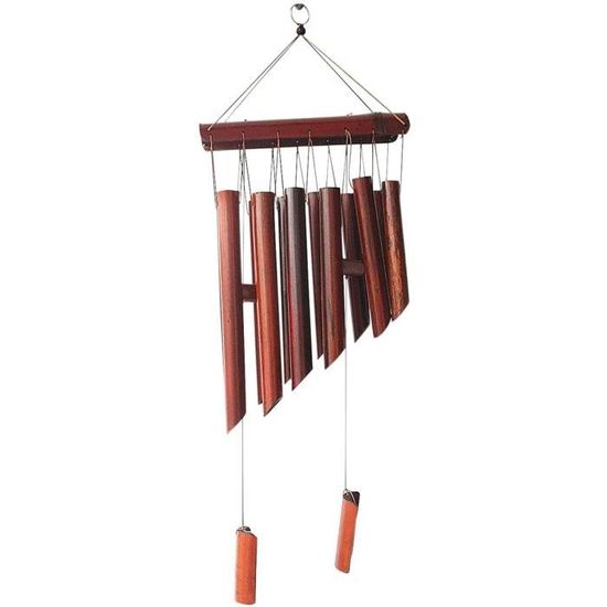 Carillon à vent Sorbus - Tubulaire décoratif décoratif d'extérieur avec  sonnerie musicale apaisante - Idéal pour commémoration, maison, terrasse