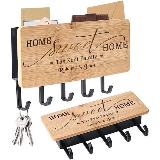 Porte-clés Mural En Métal Personnalisé Pour Porte D'entrée, Couloir