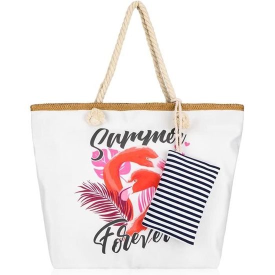 Sac de plage grande taille cheap