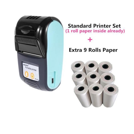 Toutes Nos Imprimantes,Étiqueteuse Portable Et 4 Rubans D'étiquettes De 12mm,impression Claire