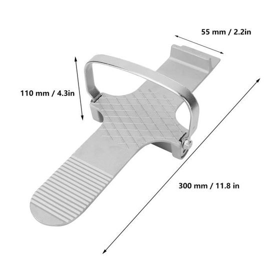 Lève-Couverture Pieds DePango - Support Aluminium Réglable Pour Post-Op