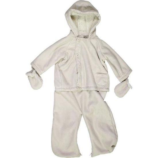 Combi Pilote Bebe Fille Vertbaudet 18 Mois Blanc Hiver Vetement Bebe 1066238 Blanc Achat Vente Combi Pilote Cdiscount
