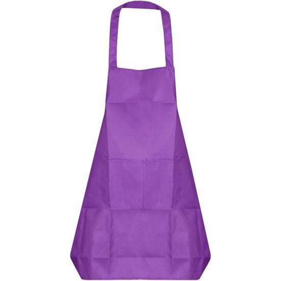 Tablier Enfant Réglable Toile Imperméable - Pour Peinture, Cuisine, Pâtisserie Et Loisirs Créatifs