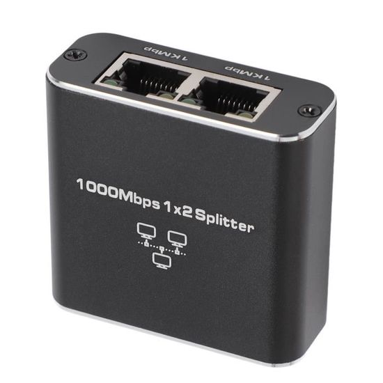 LINOVISION Splitter PoE étanche 12V - Lot De 2 - Pour Caméras IP, AP Wifi, Téléphones VoIP - 10/100 Mbps