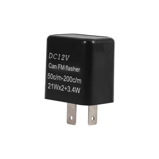 Centrale Clignotante à Led Moto Relais Clignotant LED Centrale 12 V Moto 2 Broches Vitesse R 502271