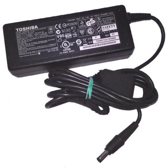 Chargeur TOSHIBA ADP75SB BB PA3468E1AC3 05160411 PC Portable 75W 19V 3.95A Cdiscount
