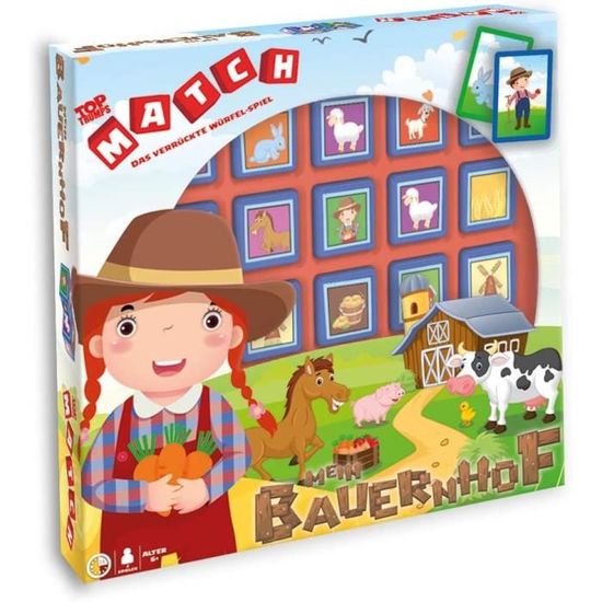 Winning Moves 62646 Match Mein Bauernhof Cdiscount Jeux Jouets