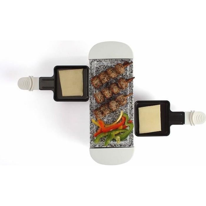 RACLETTE PIERRE A CUIRE WHITE MEGA PROMO