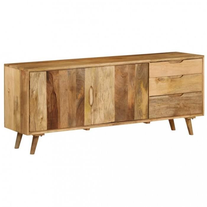 P26 vidaXL Buffet Bois de manguier massif 170 x 40 x 70 cm