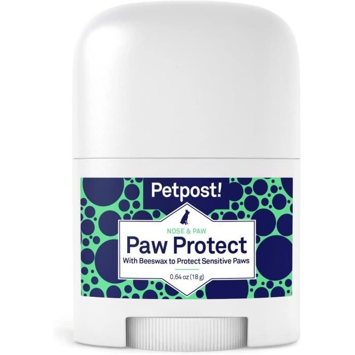 Petpost - Protection pour pattes de chien - Baume à l'huile de tournesol et à la cire d'abeille bio contre les trottoirs 61096