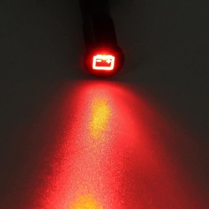 12V 16mm Etanche LED Ampoule Feux Avertissement de Voiture Universal ROUGE 1 Sh70223