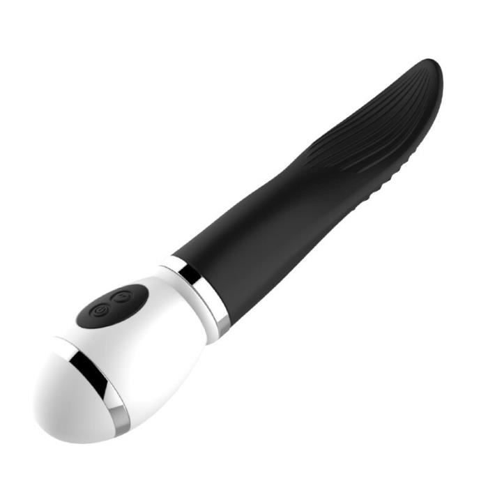 Simulation électrique langue vibrateur Massage bâton vagin Oral lécher Clitoris stimulateur masturbateur érotique Sex - Type Black