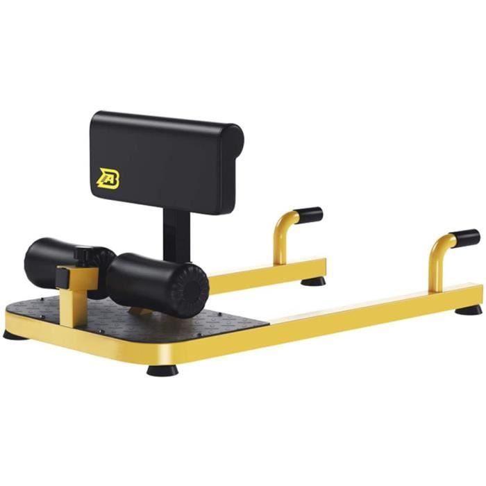 BANC DE MUSCULATION Lxn Jaune 3en1 rembourreacute Push Up Sit Up Profonde Sissy Squat Machine Home Gym Fitness Equipment Hanches238