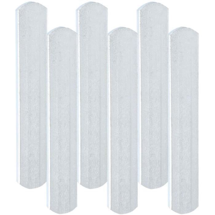 WINOMO Plaques d'acier pour Gilet Lesté 6Pcs Poids de Plaque de Chargement de Gymnase à Domicile Portant Plaque d'acier pour E A116