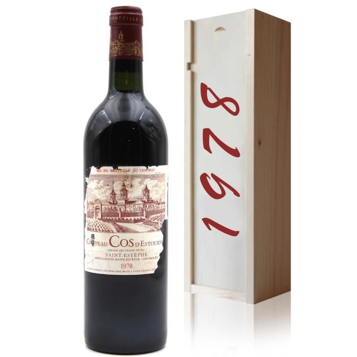 Coffret Château Cos D Estournel 1978 Rouge 75cl AOC Saint-Estephe