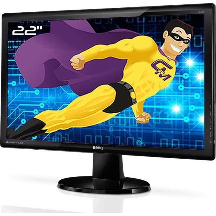 Ecran PC 21.5- BENQ G2255 GL2250-TA 9H.L8CLA.T8E TFT 16:9 VGA VESA 1920x1080