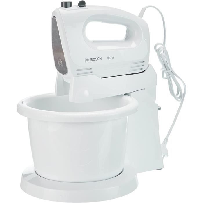 Robot mixer/batteur blanc 400W Bosch MFQ2600X TU Unique