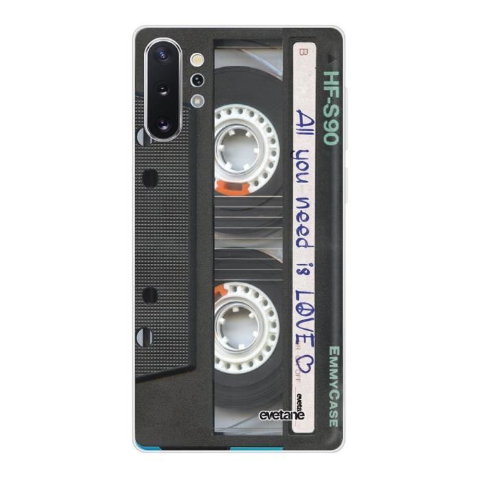 Coque pour Samsung Galaxy Note 10 Plus 360 intégrale transparente Cassette Tendance Evetane.