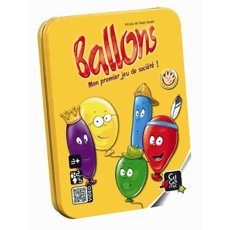 Jeu de cartes Ballons (boîte métal)