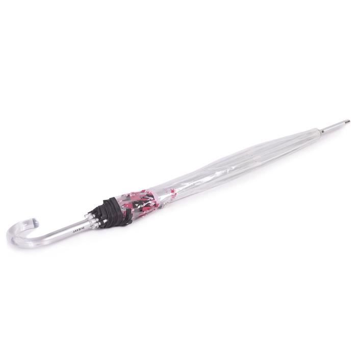 Isotoner-Parapluie Cloche ransparent-PVC/Promenade