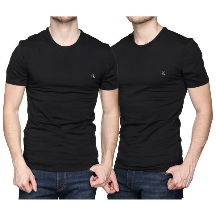 Tee Shirt Calvin Klein Nb2221 Pack X2 Crew Neck...