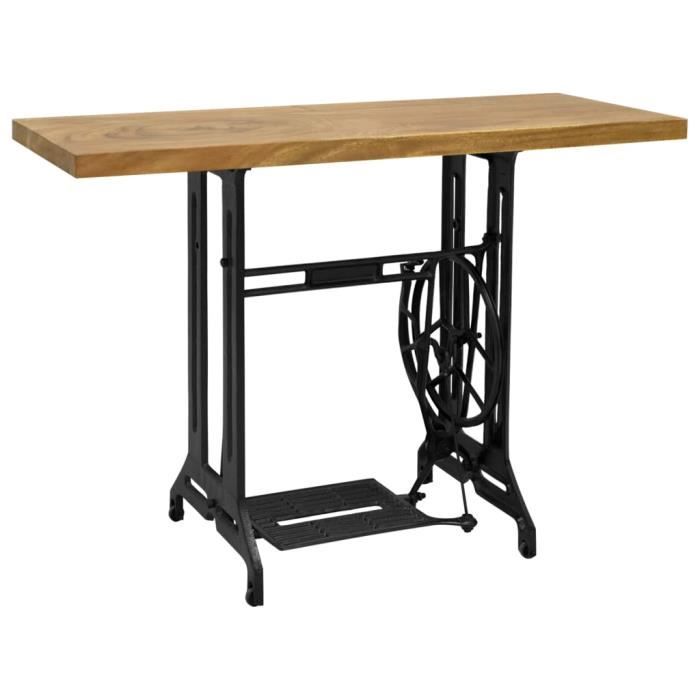 Table console avec machine à coudre 110x40x75 cm