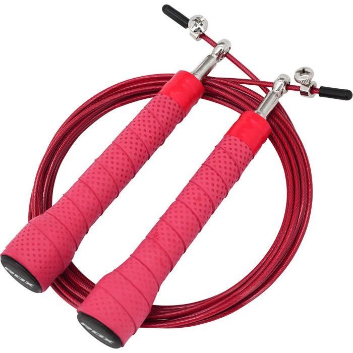 RDX Corde À Sauter Réglable en PVC Salle De Gym Saut Vitesse Perdre du Poids Gymnastique Fitness MMA Boxe Saut Câble