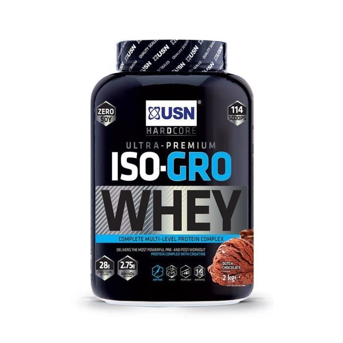 USN ISOGRO Chocolat 2 kg Prise de Masse