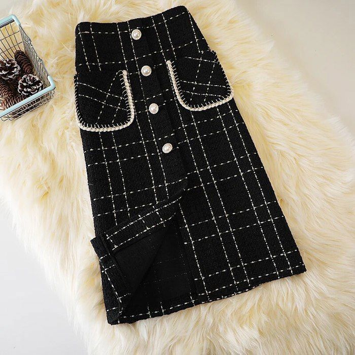 Dames Tweed Jupes Royaume-Uni | Jupes en tweed pour femme