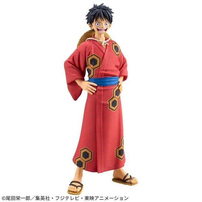 Banpresto Figurine - One Piece - Monkey D. Luffy - Yukata - 16 cm - DXF GrandLine Series