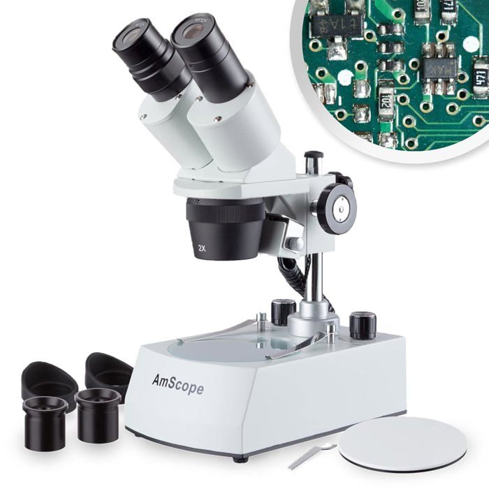 Microscope Stéréo Novex AP-8 - Grossissements 20x Et 40x, Pour Laboratoire Ou Hobby