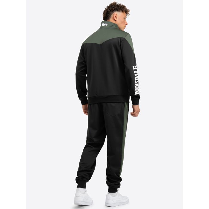Survêtement homme Lonsdale Caunton – veste zippée et pantalon color block tissu Interlock