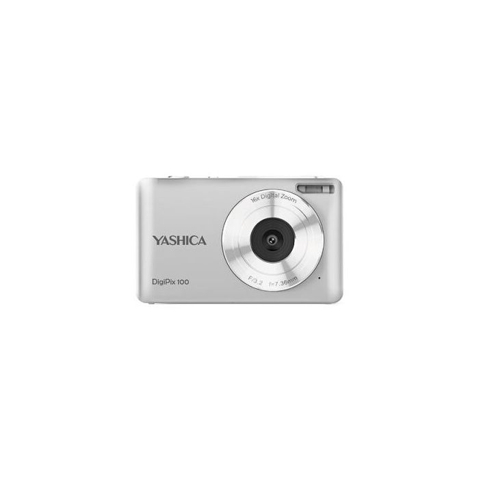 Appareil photo numérique - YASHICA - DigiPix 100 - 5 Megapixels - Zoom optique 16x - Argent
