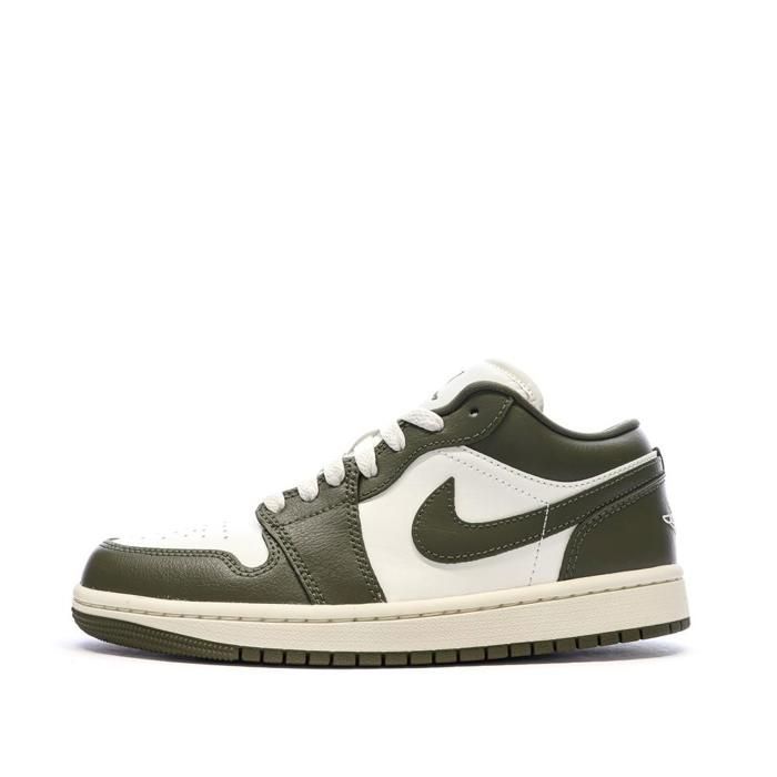 Nike Baskets Kaki Mixte Nike Air Jordan 1 Low