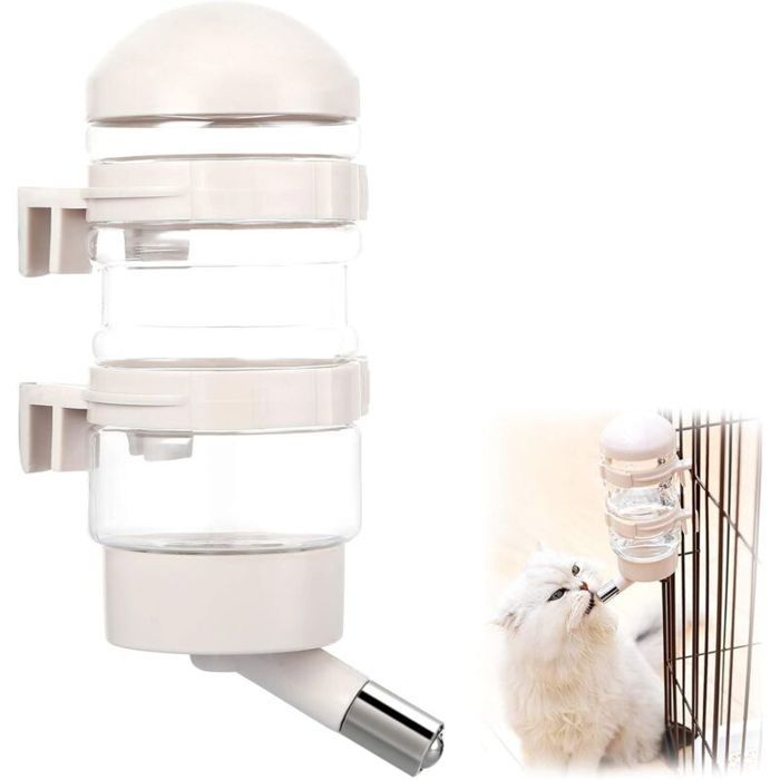 Fontaine à eau pour chien anti-goutte en ABS sans BPA 473 ml pour petits animaux