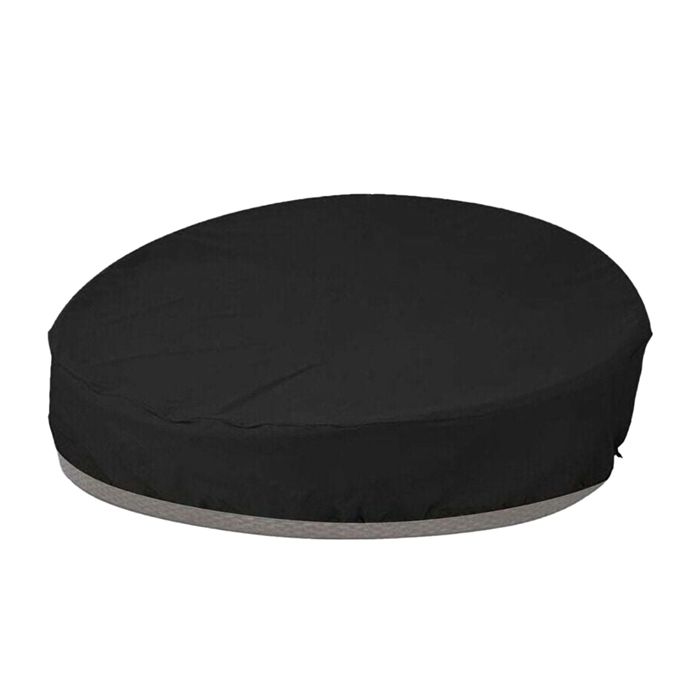 Housse de protection circulaire coupe-vent et anti-UV.210DTissu Oxford adapté au mobilier de jardin.190x89centimètre