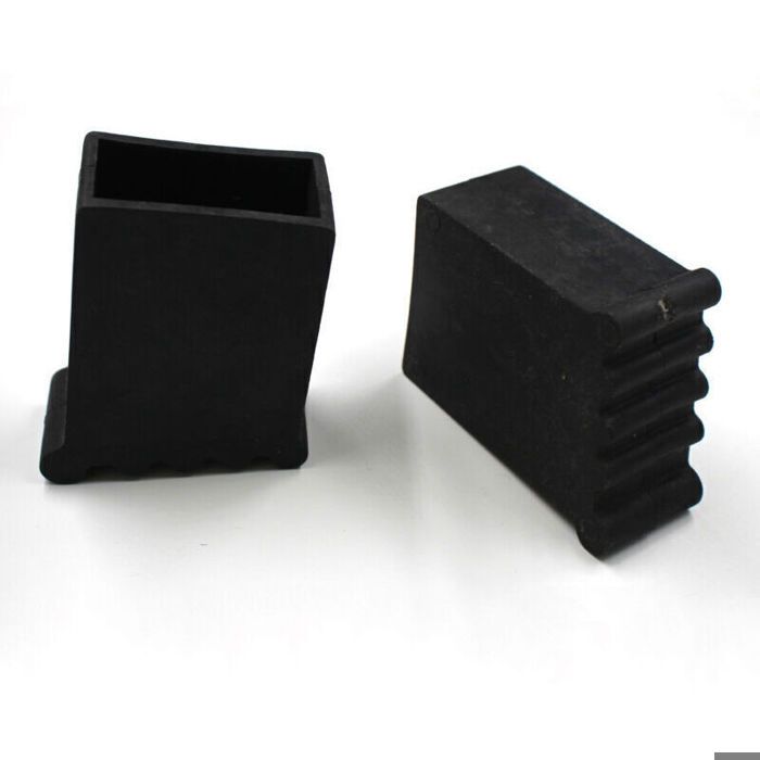 Embouts de protection pour échelles - PZCC - UlisemPieds - 50x25 cm - Caoutchouc antidérapant - Lot de 4 vissables